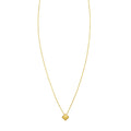 14K Yellow Gold Mini Clover Pendant Necklace