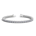8 CTW Lab Grown Round Diamond Tennis Bracelet in 14K White Gold