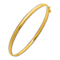 14K Two-Tone Gold Minimalist Bangle – 4.10mm