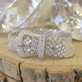 Rhodium 925 Sterling Silver Bracelet with AAA Grade CZ in Clear