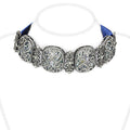 TIN Cobalt Black Brass Necklace with AAA Grade CZ in Clear
